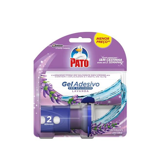 Scjohnson Pato Gel Adesivo Lavanda Aparelho 2 Discos