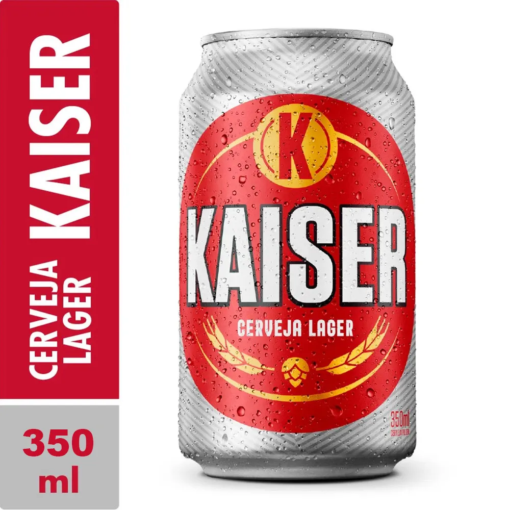 Cerveja Kaiser Lata 350ml