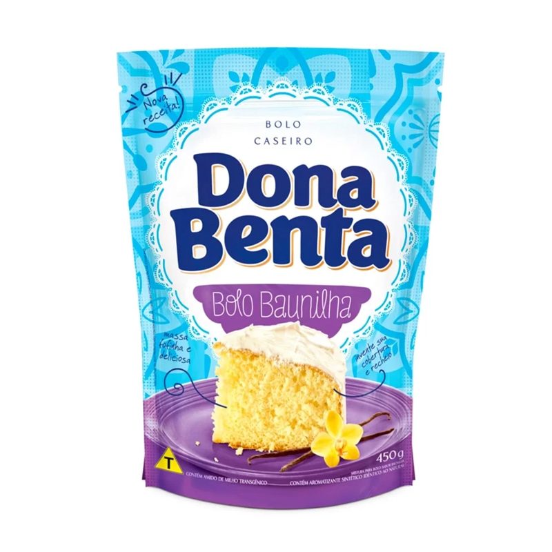 Dona Benta Mistura Para Bolo Baunilha 450g