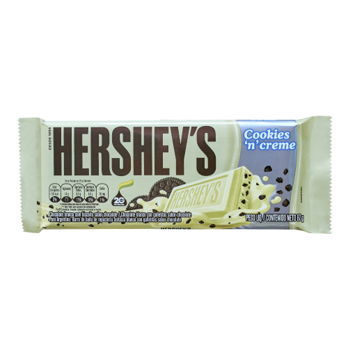 Hersheys Tableta De Chocolate Blanco Cookies N Creme 87 G