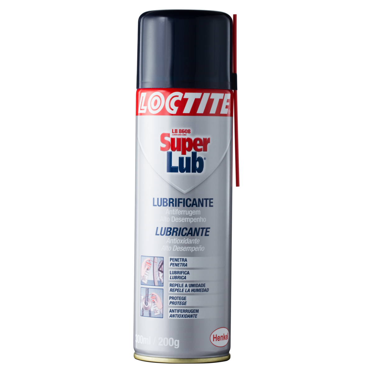 leo Lubrificante Spray Antiferrugem Loctite Super Lub Frasco 300ml