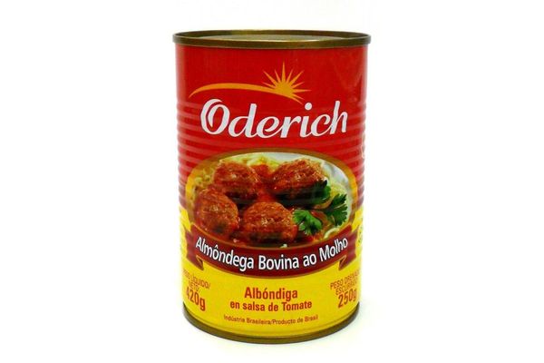 Oderich Albondiga En Salsa Lata 420gr