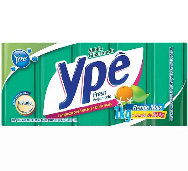 Ype Sabo Em Barra Yp 1kg  5 Unidades De 200g