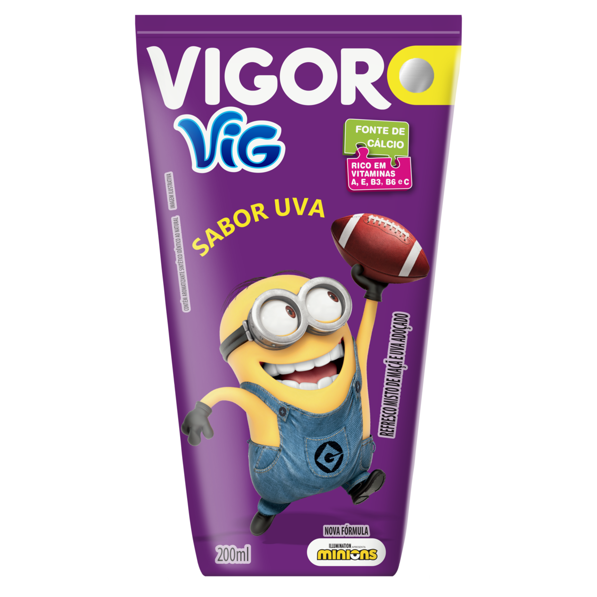 Vigor Refresco Adoado Uva Vig Caixa 200ml