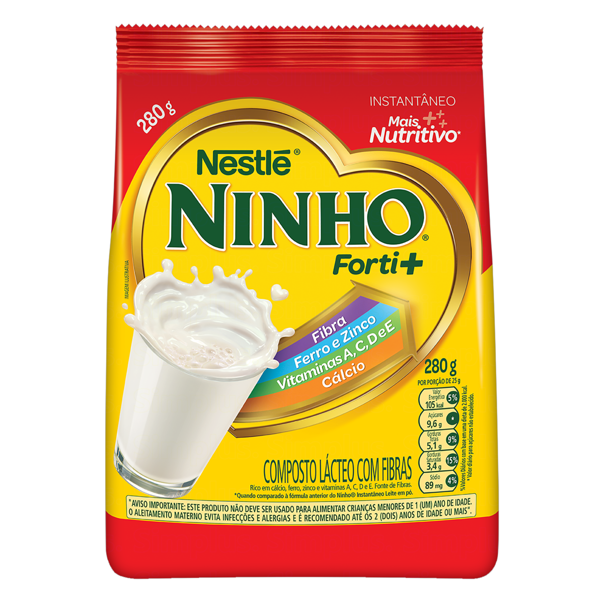 Nestle Brasil Ltda Leite Po Ninho Forti+ 280g