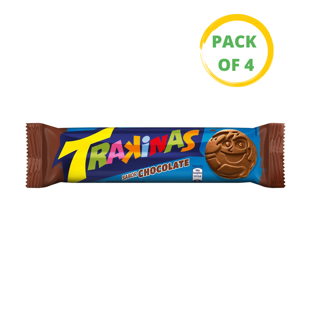 Trakinas Biscoito 126g Chocolate