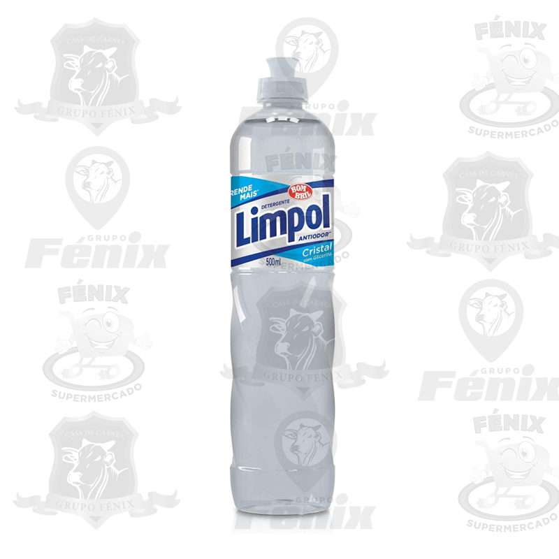 Detergente Liquido Bombril Limpol 500ml Cristal