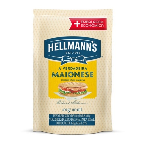 Maionese Hellmanns 335g Tradicional-Squeeze