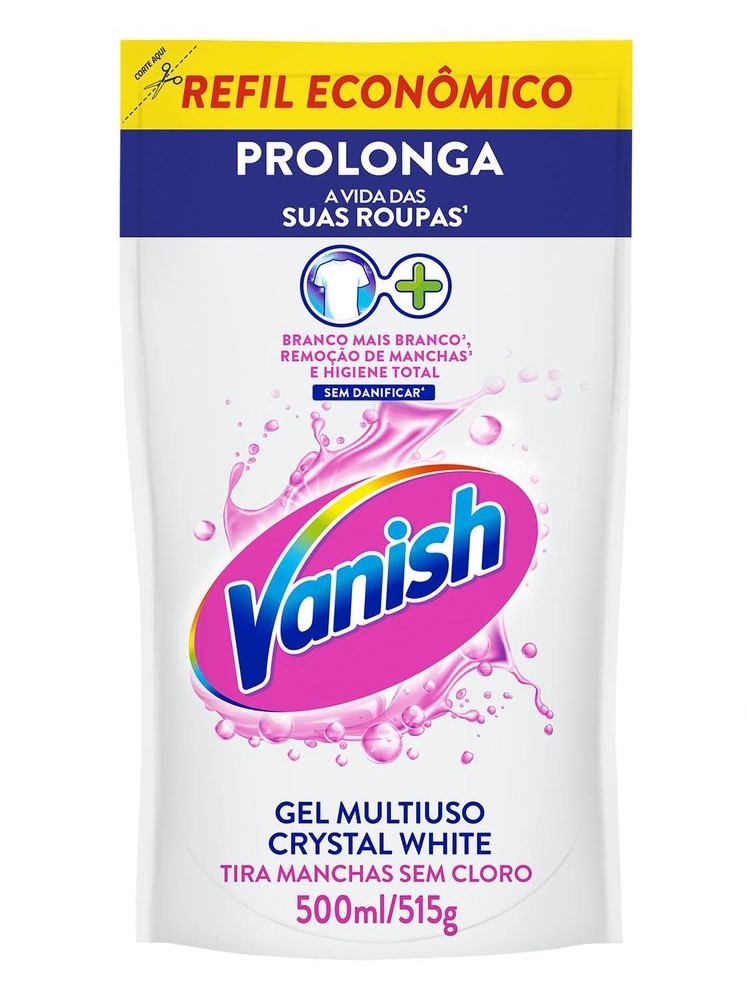 Des05 Alvejante Vanish Refil 500ml White S/Cl