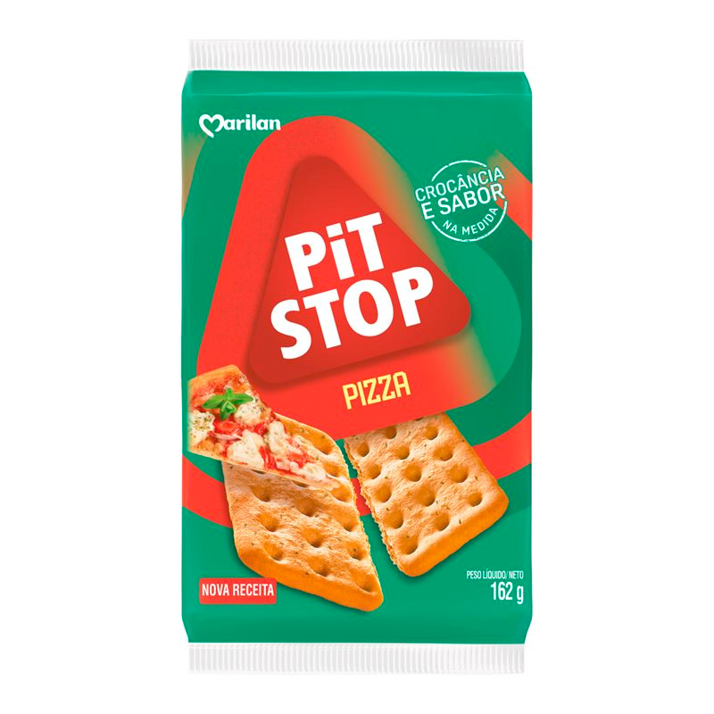 Marilan Biscoito Pit Stop Pizza 162g