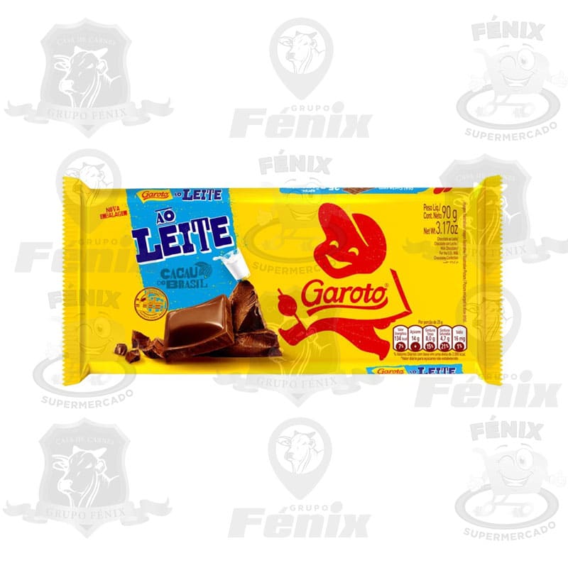 Garoto Chocolate 90G Ao Leite