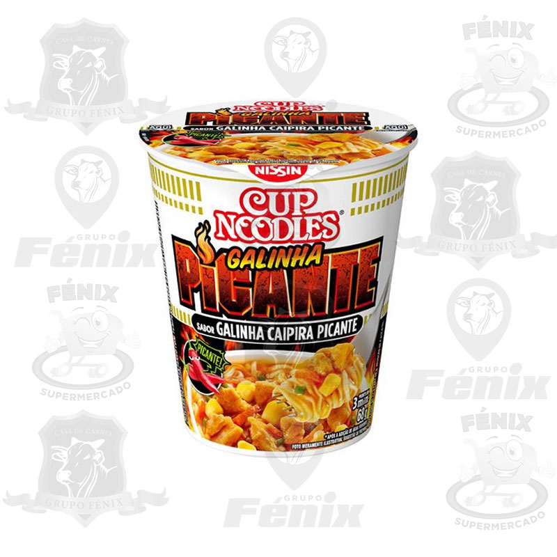 Nissin Cup Noodles Galinha Caipira Picante 68g