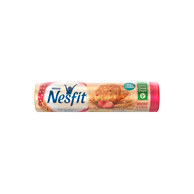 Biscoito Nesfit Nestle 160g Cereais Morango