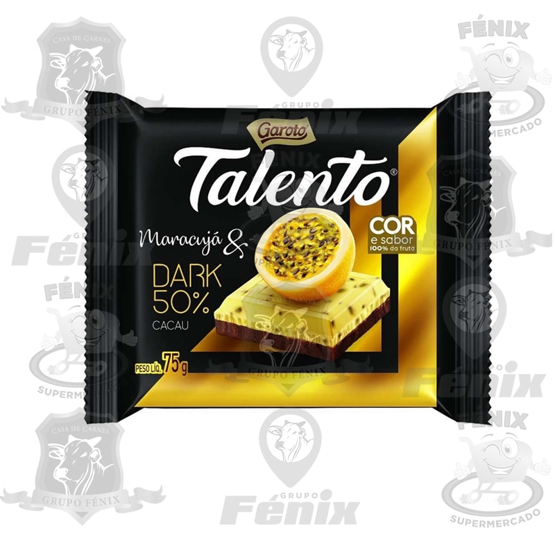 Talento Chocolate Dark Mburucuya 75gr