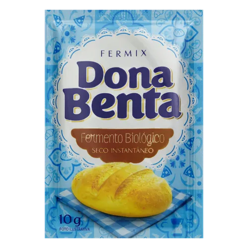 Fermento Biolgico Seco Instantneo Dona Benta Fermix Pacote 10g