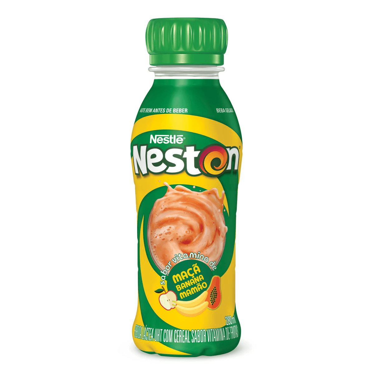 Nestle Brasil Ltda Bebida Lctea Uht Vitamina De Ma, Banana & Mamo Neston Frasco 280ml