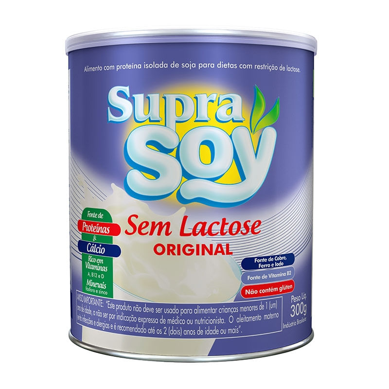 Suprasoy Alimento Em P Supra Soy Sem Lactose Original 300g